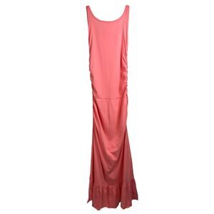 Necessitees Maxi Dress Women S‎ Vacation Cruise Beach Scoop Neck Sleeveless NWT